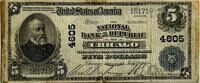 USA five dollar Republic of Chigago -