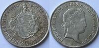 Austria 20 kreuzer Ferdinand I (1835-1848) flan defect edge, orherwise a perfect coin! -