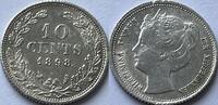 Nederland tien cent with original lustre -