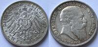 Germany (Baden) two mark death of Frederick I, superbe with a lot of original lustre and patina! -