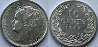 Nederland tien cent with original lustre -
