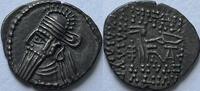 Parthian Empire drachm Vologases IV (147-191 AD) very attractive piece with dark patina -