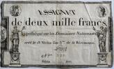 France assignat 1000 franc -