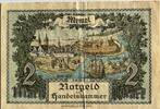 Memel two mark 1922 SS 23.09 US$  +  173.14 US$ shipping