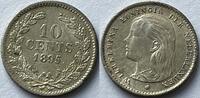 Nederland tien cent superbe with original lustre -