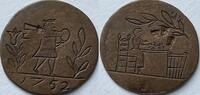 Nederland duit engraved coin -