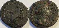 Roman Empire AE as Faustina Minor -