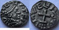 Frankische Rijk (Dorestad) tremissis very rare coin of Madelinus (low gold content 6% according to Arent Pol) -