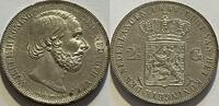 Nederland 2,5 gulden some original lustre -