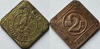 Gent two franc German occupation -