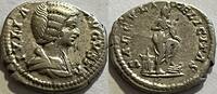Roman Empire denarius Julia Domna -
