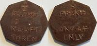 France 1/2e franc NAAFI token -