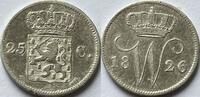 Nederland 25 cent type A -