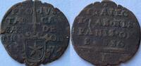Zuidelijke Nederlanden (Maastricht) stuiver noodmunt (beleg van de Spanjaarden o.l.v. de hertog van Parma) -