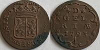 Noordelijke Nederlanden (Gelderland) duit with full original lustre, small spots -