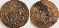 East Indian Compagny 1/2e anna temple token -