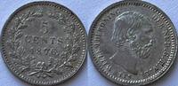 Nederland vijf cent with original lustre -