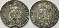 Noordelijke Nederlanden (Holland) halve gulden of tien stuiver planchet defect -