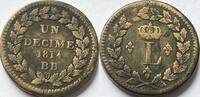 France (Strasbourg) one decime Napoleon I -