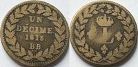 France one decime Napoleon I -