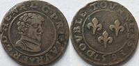 France (Orange) double liard Frederick Henry (1625-1647) -