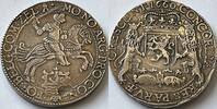Noordelijke Nederlanden (Zeeland) zilveren rijder of dukaton piedfort with small flan defect but with nice colour and good details -