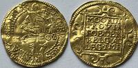 Noordelijke Nederlanden (Friesland) gouden dukaat very rare overdate in high quality with original colour! -