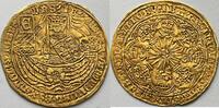 Noordelijke Nederlanden (Gorinchem) gouden rozenobel contemporary imitation from a English rosenoble under Edward IV (1461-1483) -