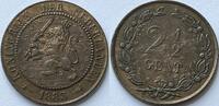 Nederland 2,5 cent with original lustre -
