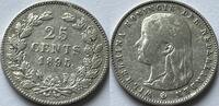 Nederland 25 cent variant met schuin muntmeesterteken -
