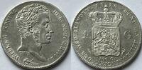 Nederland een gulden rare date, some original lustre -