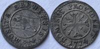 Swiss Cantons (Bern) 1/2e kreuzer superbe with original lustre -