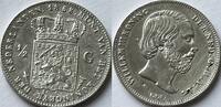 Nederland 1/2e gulden some hairlines -
