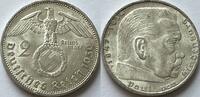 Third Reich two reichsmark superbe with full original lustre -