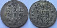 Noordelijke Nederlanden (Gelderland) 1/2e duit 1756 struck in silver SS 974.48 元  ＋  233.87 元 运费