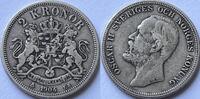 Sweden two krona 1904 Oscar II (1872-1907) SS- 37.03 US$  +  173.59 US$ shipping