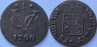VOC Gelderland 1/2e duit 1788 SS 28.93 US$  +  173.59 US$ shipping