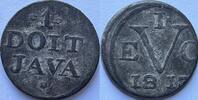 Batavia onder Brits Bestuur tinnen duit 1813 SS 45.13 US$  +  173.59 US$ shipping