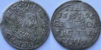 Lithuania (Riga) 3 groschen 1596 Sigismund III (1587-1632) SS 75.22 US$  +  173.59 US$ shipping