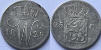 Nederland 25 cent 1829B S/SS- 467.75 元  ＋  233.87 元 运费