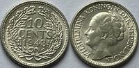 Nederland tien cent 1943 EP AU/UNC 233.87 元  ＋  233.87 元 运费