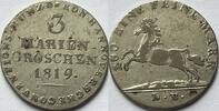 German States (Hannover) 3 mariengroschen 1819 Georg III (1760-1820) SS- 23.09 US$  +  173.14 US$ shipping