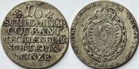 German States (Mecklenburg-Schwerin) 16 shilling 1764 tooled SS 75.03 US$  +  173.14 US$ shipping