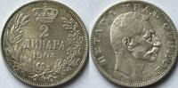 Serbia two dinar 1904 SS 36.94 US$  +  173.14 US$ shipping