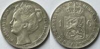 Nederland een gulden 1907 SS 45.02 US$  +  173.14 US$ shipping