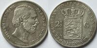 Nederland 2,5 gulden 1862 SS- 91.19 US$  +  173.14 US$ shipping