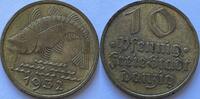 Danzig ten pfennig 1932 SS 13.85 US$  +  173.14 US$ shipping