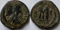 Byzantine Empire Ae follis Justin I (518-527) -