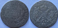 Brabant (Doornik) 1/4e patagon Albert en Isabella (1598-1621) -