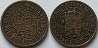 Nederlands-Indië 1/2e cent scratches -